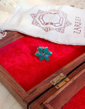 Flower Green Ring - ZareefJewellery