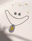 Samrah Dual Elephant Necklace & Earring Set