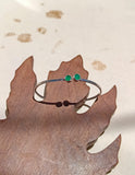 Kiran Green Stone Minimal Bracelet