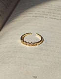 Crown Inspired Everyday Sleek Anti Tarnish Golden Ring Band