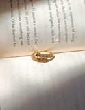 Golden Nail Inspired Anti Tarnish Everyday Stylish Ring