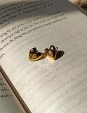 Sweetheart Golden Anti Tarnish Everyday Studs