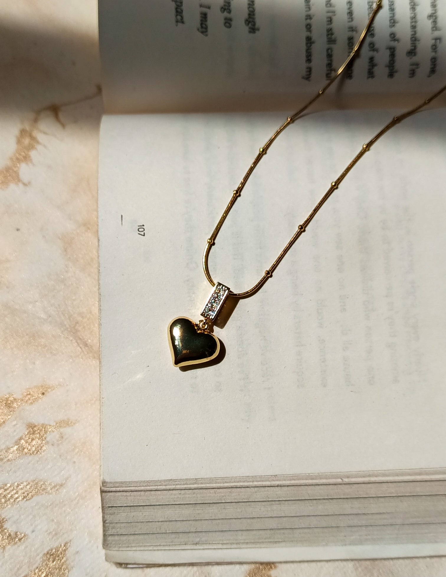 Dose Of Love Golden Anti Tarnish Everyday Necklace Chain